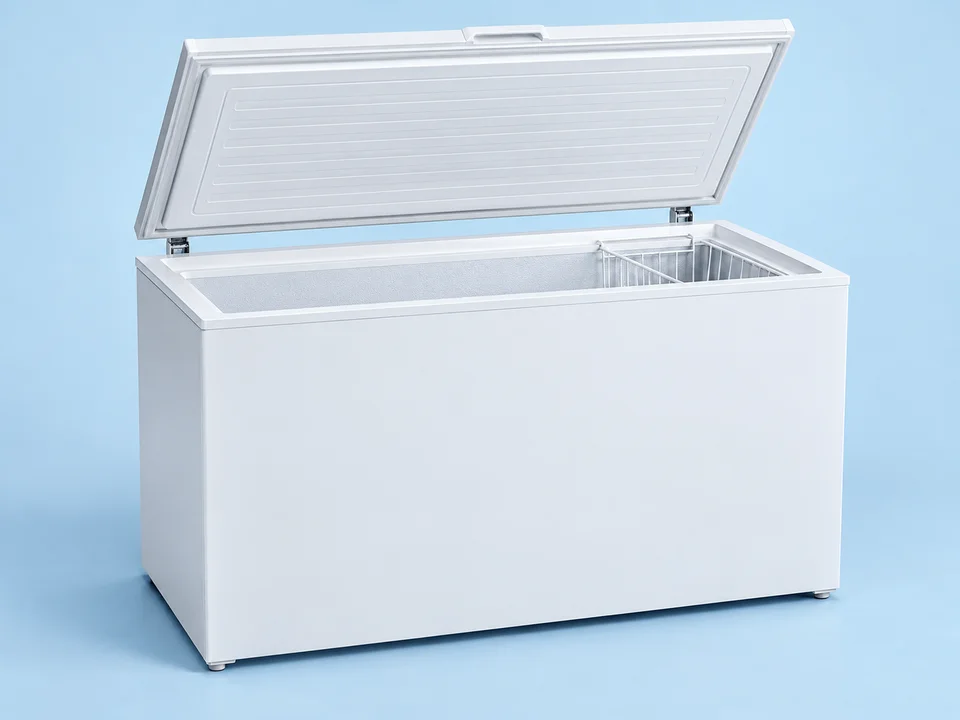 Top-opening freezer units for additional cold-storage capacity.